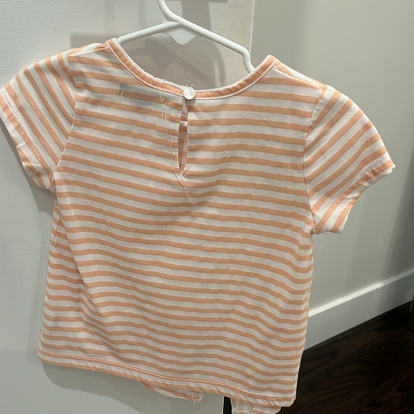 3T - 7 For All Mankind Striped (Pink/White) T-Shirt - Picture 2 of 3